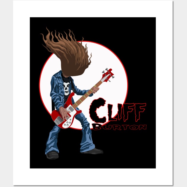 Cliff Burton Wall Art by Tameink